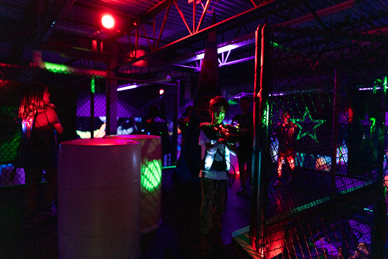 Private laser tag event