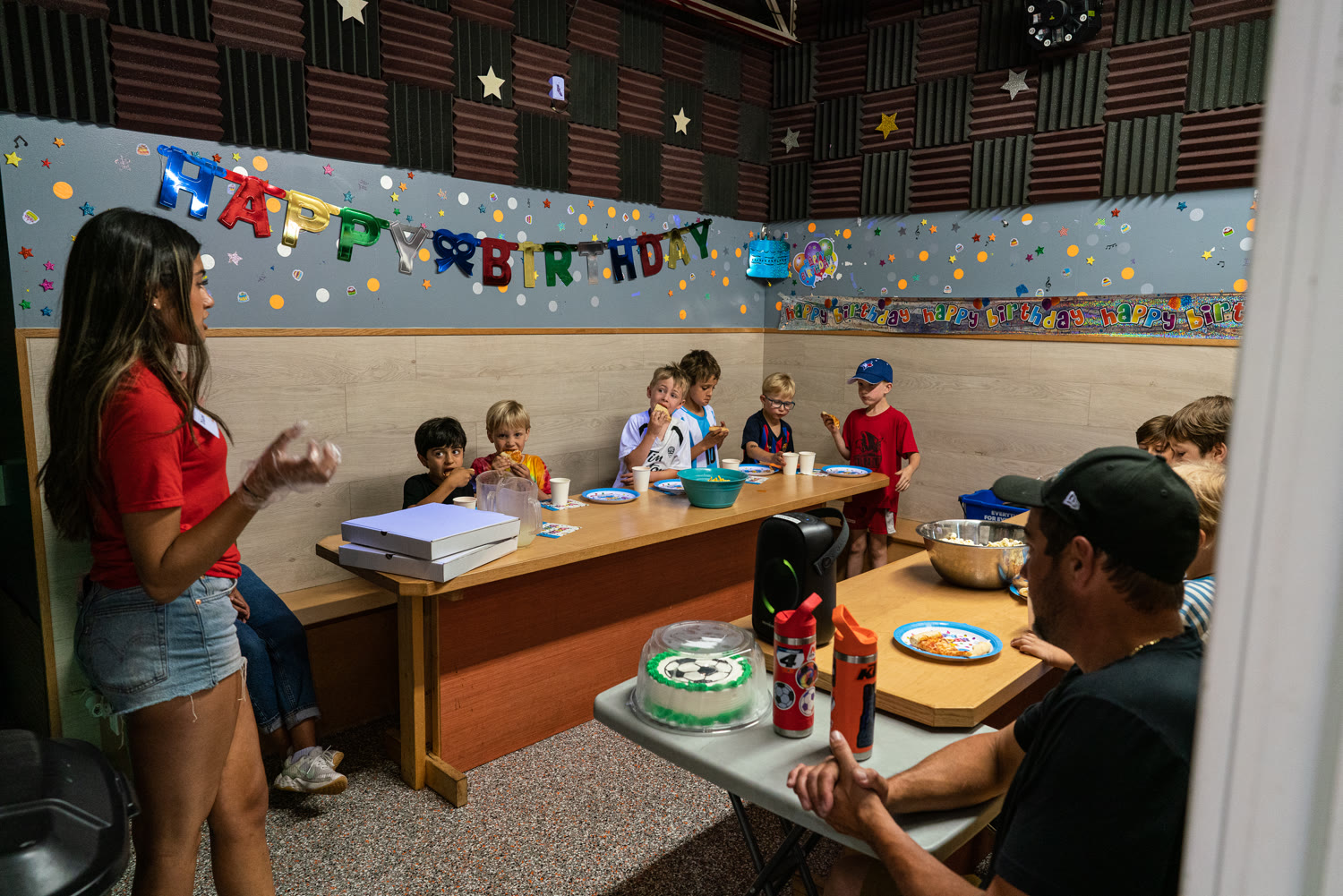 Birthday party in the party room